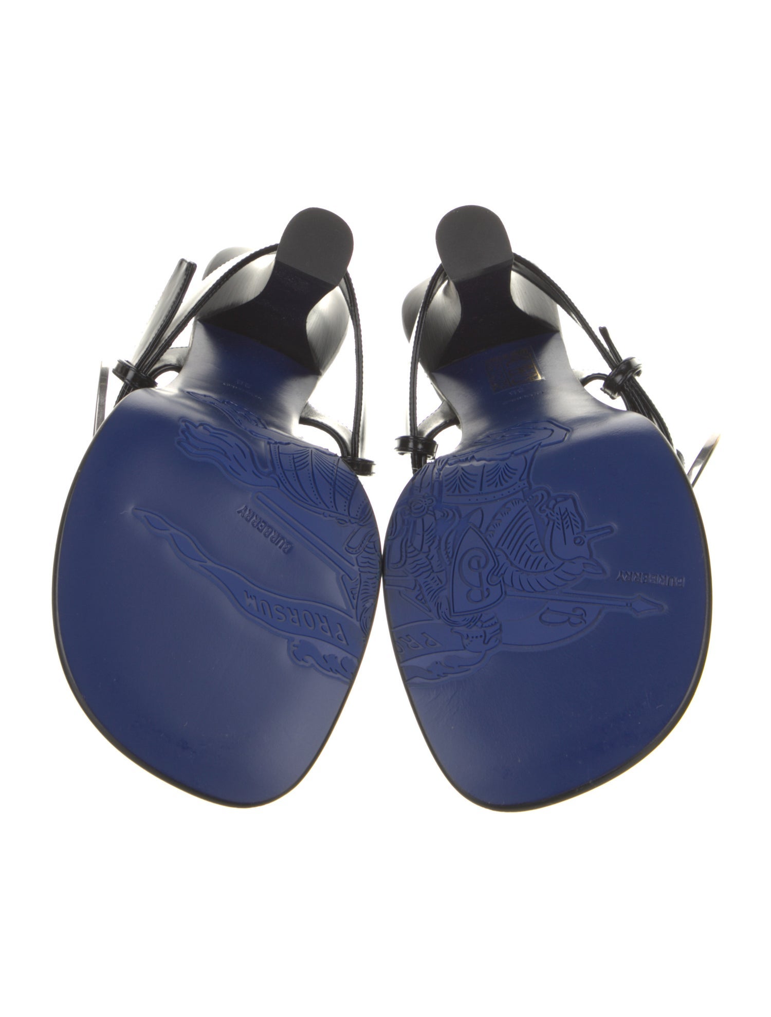 Burberry Leather Flip Flops